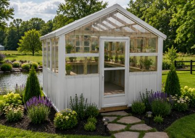 Recently delivered greenhouse in GA
